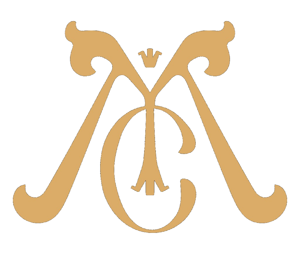 Magenta Crown monogram